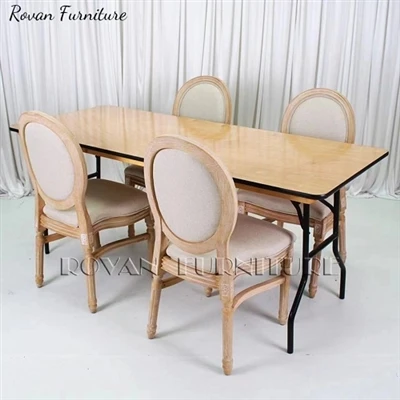 Solid Wood Louis Chair
