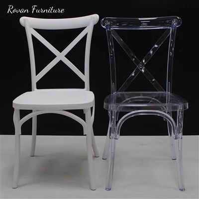 Cross Back Chair in Different Material