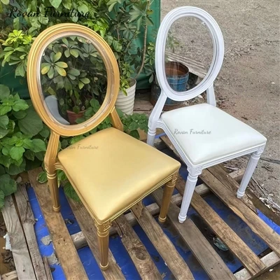 New Arrival Resin PP Wedding Chair