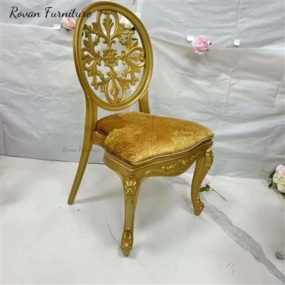 New Arrival Floral Back Resin PP Event Chair