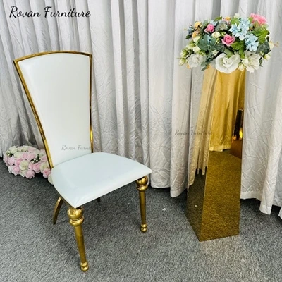 New Arrival Stainless Steel Wedding Chair