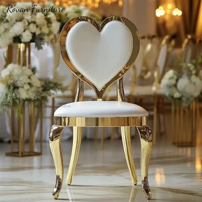 New Arrival Stainless Steel Heart Chair