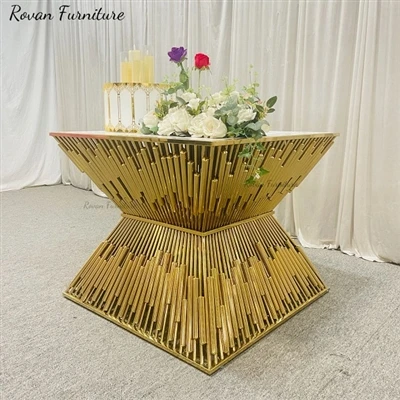 New Arrival Stainless Steel Square Cake Table
