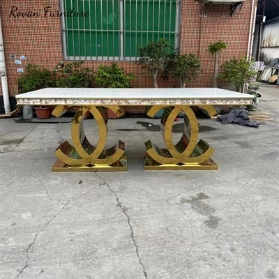 New Arrival Rectangular Wedding Dining Table