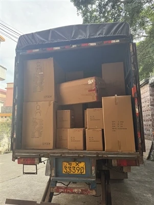 83 Cartons Chairs And Tables Finish Loading