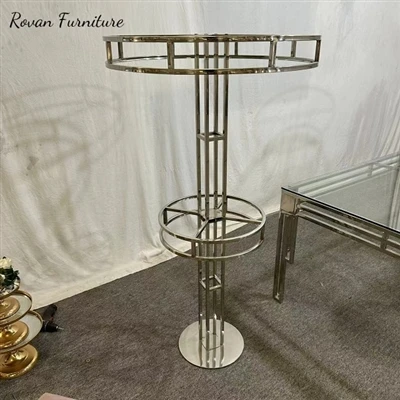 New Arrival Silver Flower Centerpiece For Wedding