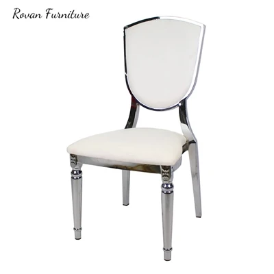 New Arrival Iron Plating Silver Wedding Chair