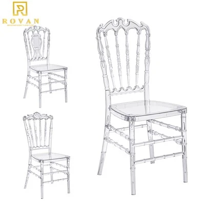Acrylic Dining Clear Royal Crown Chair