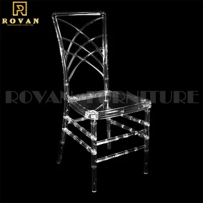 Clear Acrylic Resin Chameleon Wedding Chair