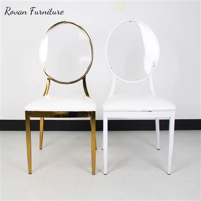 Clear Back Metal Chair