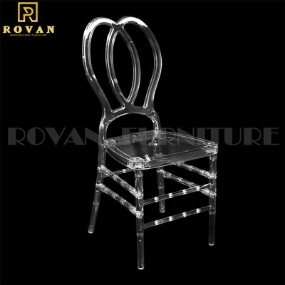 Clear Butterfly Back Resin Wedding Chairs