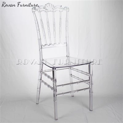 Clear Resin Royal Wedding Chair