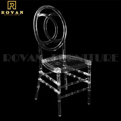 Clear White Acrylic Wedding Dining Chair