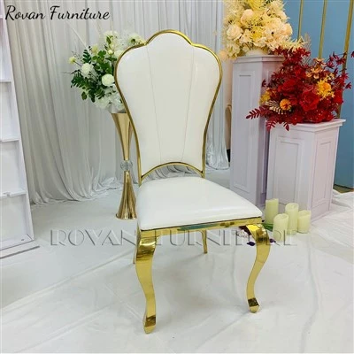 Event Gold Stainless Steel Dining Chair