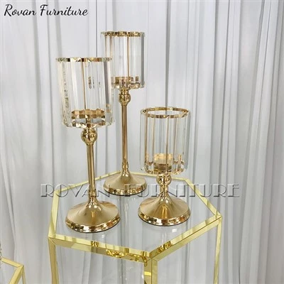 Gold Candlestick Set