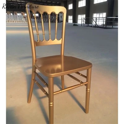 Gold Wooden Napoleon Wedding Chair