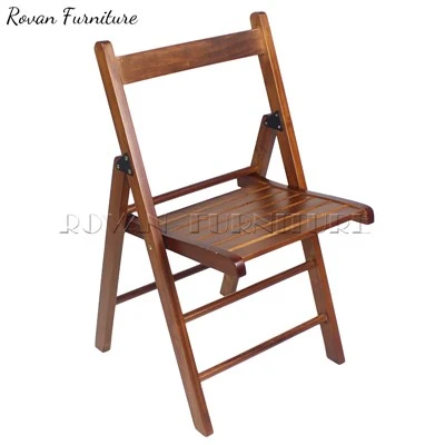 Mahogany Wooden Fold Up Dining Chairs
