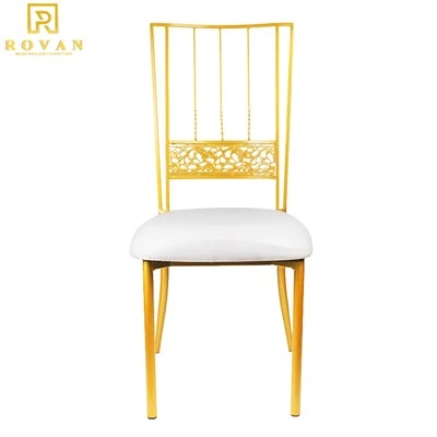 Metal Silver Gold Royal Chameleon Wedding Chair