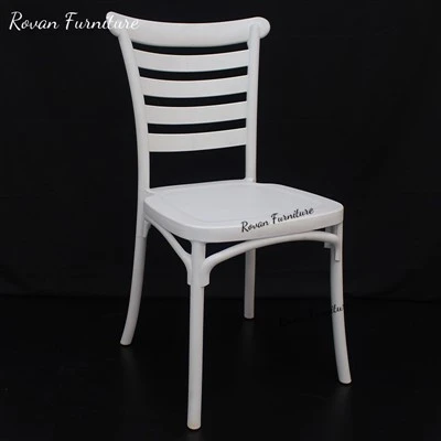 Modern Molded White Plastic Chairs