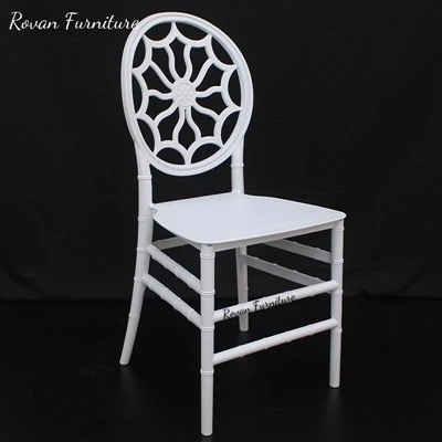 Modern Plastic White Resin Wedding Chair