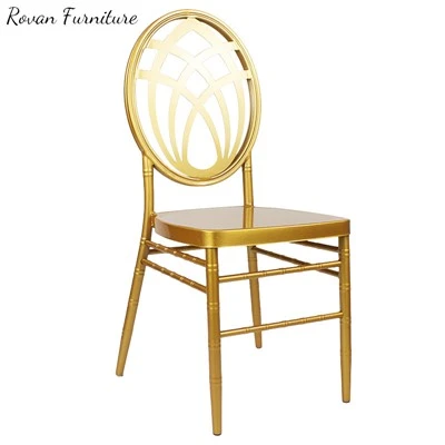 Modern Stackable Gold Chairs