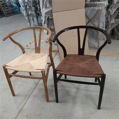 PP Resin Wood Grain Finish Outdoor Dining Chair