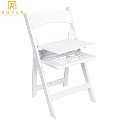 Slatted Resin Folding Wimbledon Chair