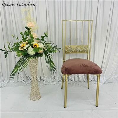 Stackable Metal Iron Royal Chameleon Wedding Chair