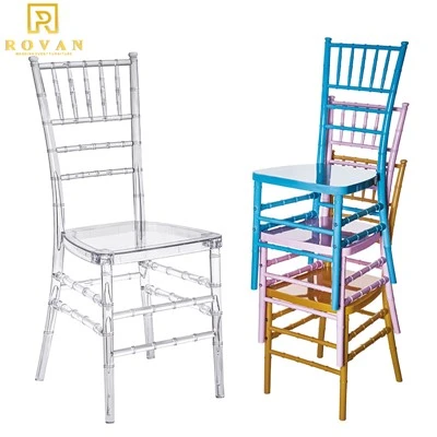 Tiffany Used Chiavari Clear Wedding Chairs