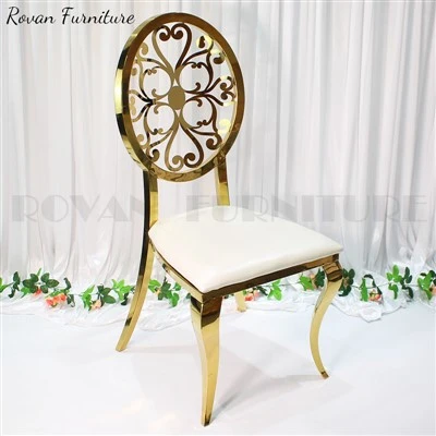 Wedding Luxury Stainless Steel Dining Chairs