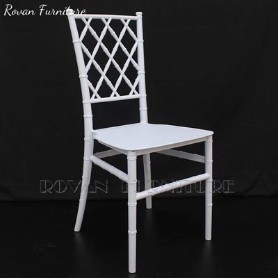 Wedding White Plastic Mesh Chair