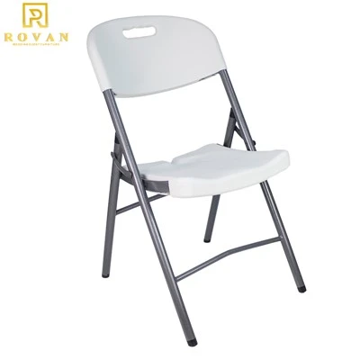 White Hdpe Folding Chair Foldable Chair
