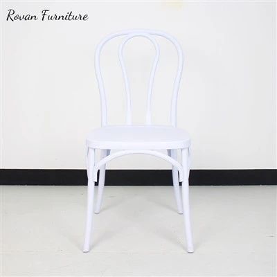 White Plastic Resin PP Vienna Thonet Wedding Chair