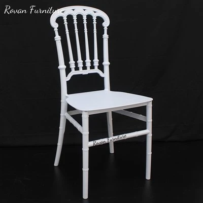 White Plastic Royal Wedding Chair