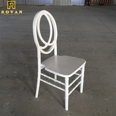White Wooden Phoenix Wedding Chair