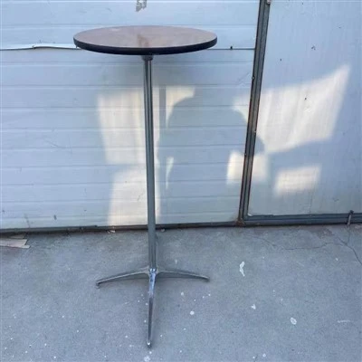 Wood Adjustable Height Bar Table